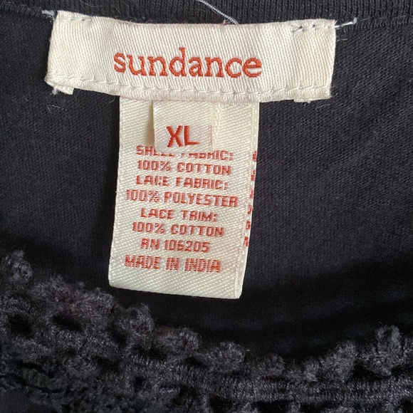 Sundance Black Crochet Top - Picture 2 of 5